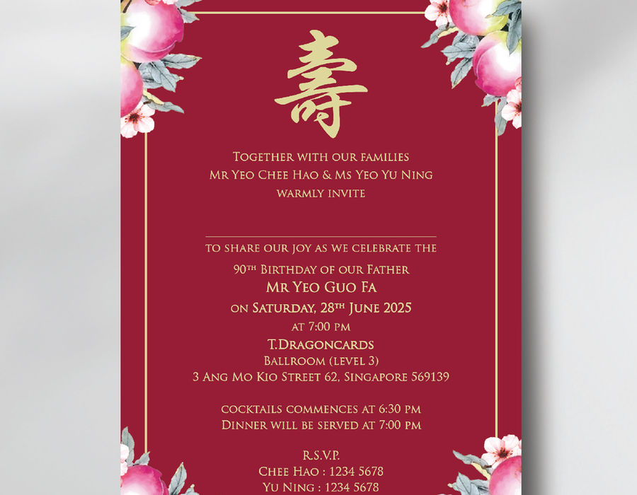 Anniversary card design WA 06